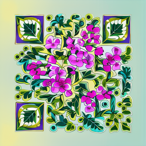 QR artístico de Flores