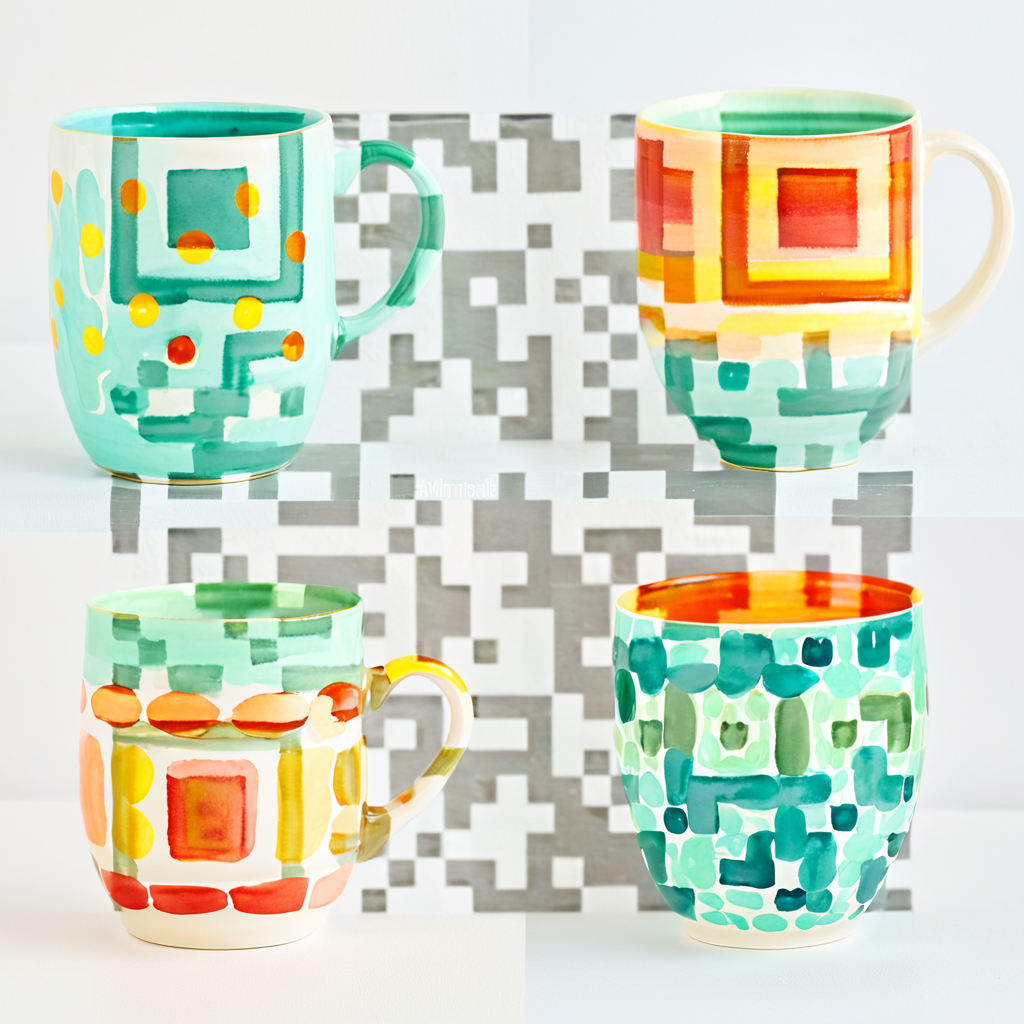QR artístico de Cup — diseño de Objetos y Tecnología