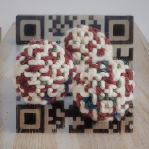 QR artístico de Wool — diseño de Manualidades y Diseño