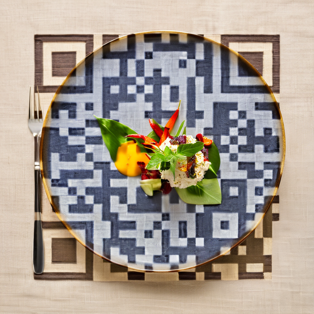 Food & Drinks artistic QR code