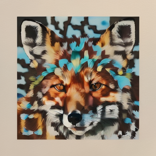 QR artístico de Fox — diseño de Animales