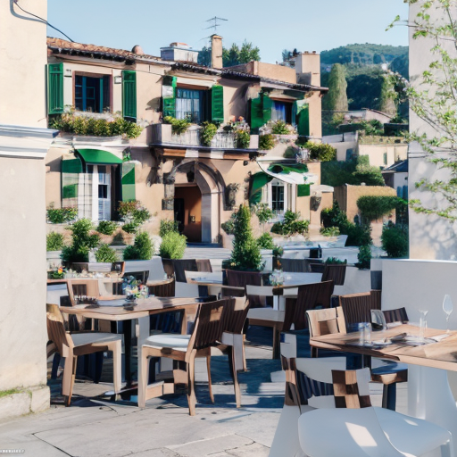Restaurant artistic QR code — Architecture & Cities design