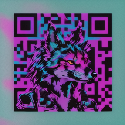 QR artístico de Fox — diseño de Animales