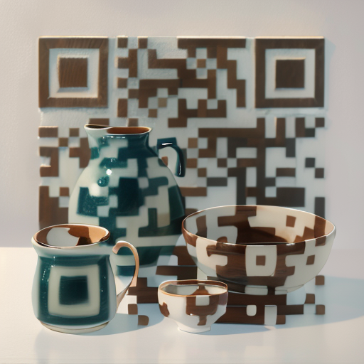 QR artístico de Pottery — diseño de Manualidades y Diseño