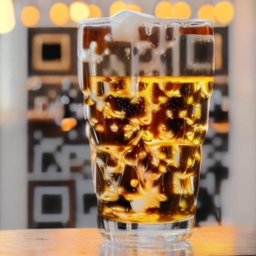 QR artístico de Trago — diseño de Comida y Bebidas