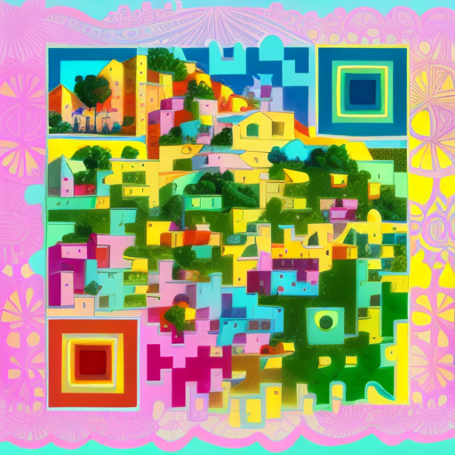 QR artístico de Colors — diseño de Abstracto