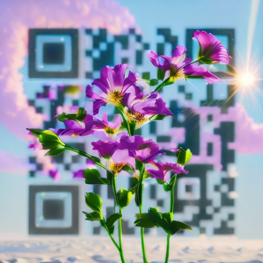 QR artístico de Flores