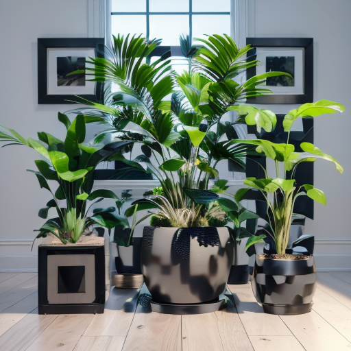 QR artístico de Plants — diseño de Flores