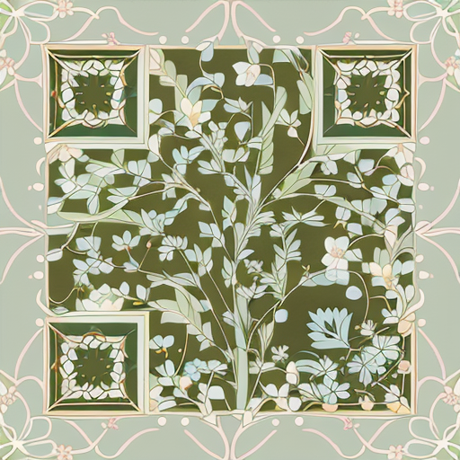 Plants artistic QR code — Flowers design