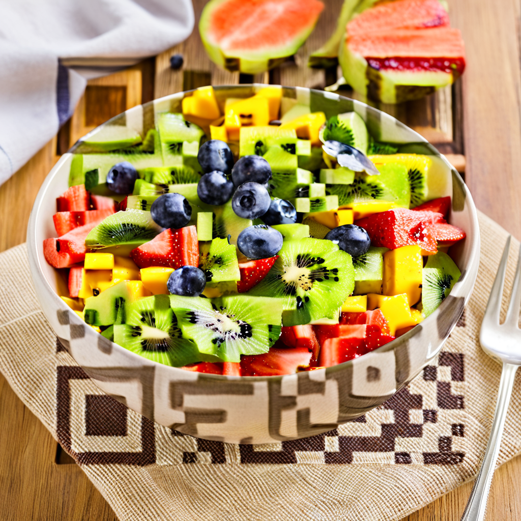 QR artístico de Fruit — diseño de Comida y Bebidas