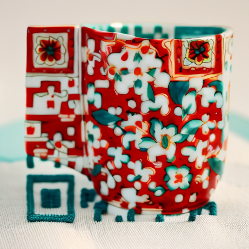Cup artistic QR code — Crafts & Design design