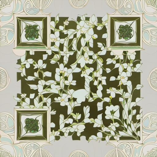 Plants artistic QR code — Flowers design