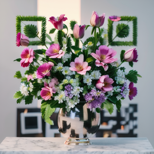 QR artístico de Flores