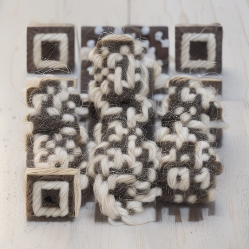 QR artístico de Wool — diseño de Manualidades y Diseño