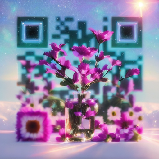 QR artístico de Flores