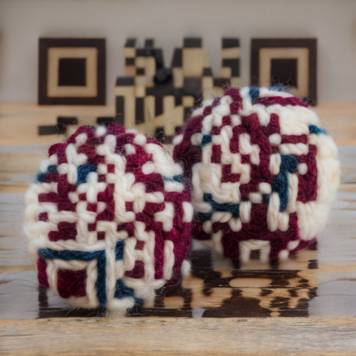 QR artístico de Wool — diseño de Manualidades y Diseño