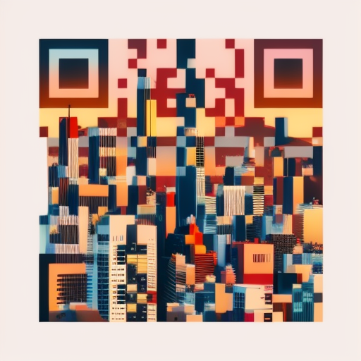 QR artístico de View — diseño de Arquitectura y Ciudades