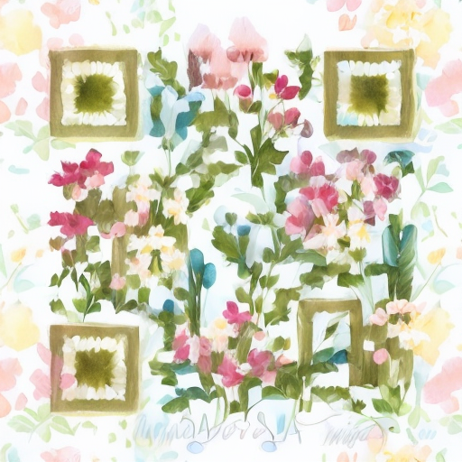 QR artístico de Flores