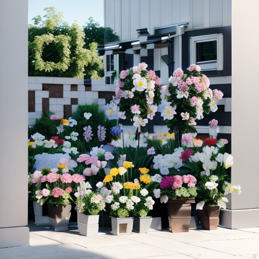 QR artístico de Flores
