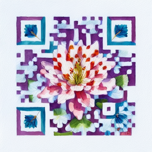 QR artístico de Flores