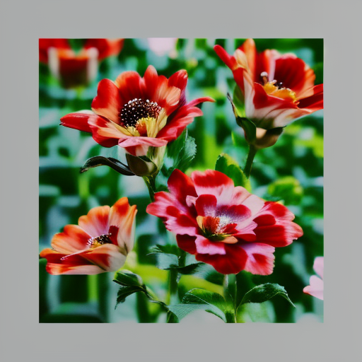 Flowers artistic QR code