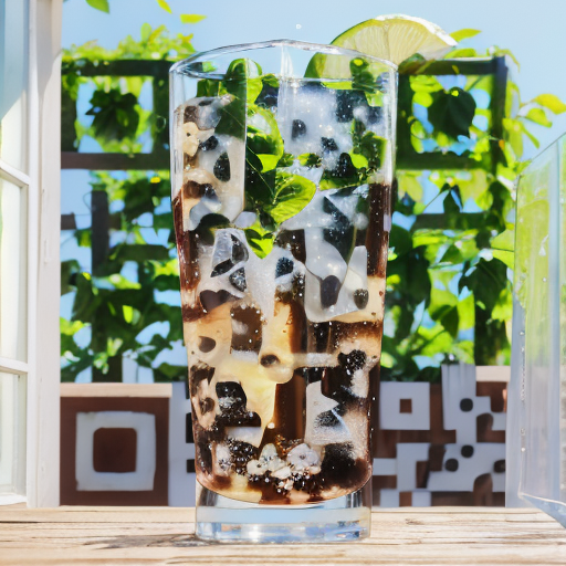 Trago artistic QR code — Food & Drinks design