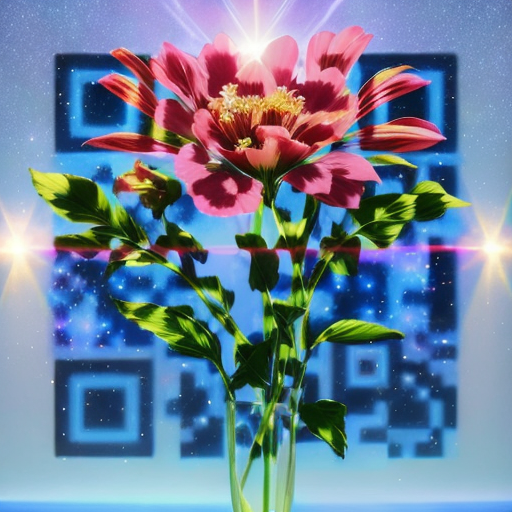 QR artístico de Flores