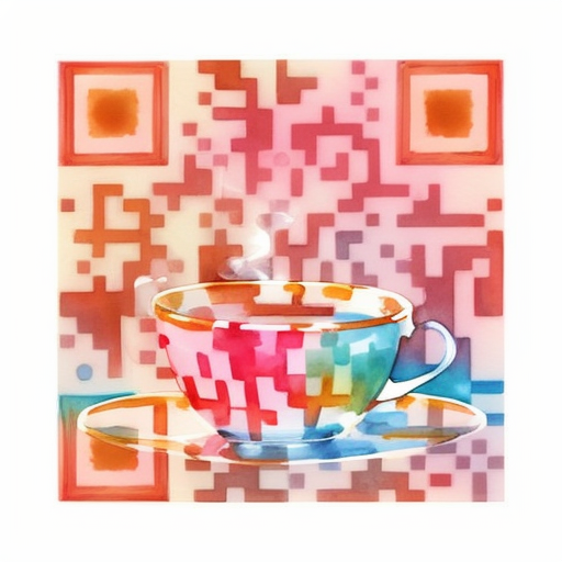 Coffee artistic QR code — Food & Drinks design