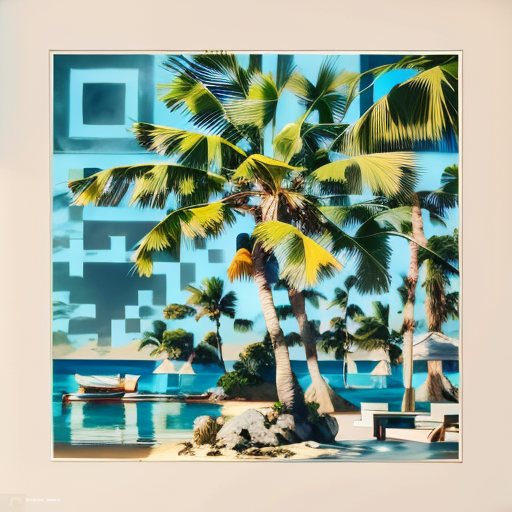 View artistic QR code — Nature design