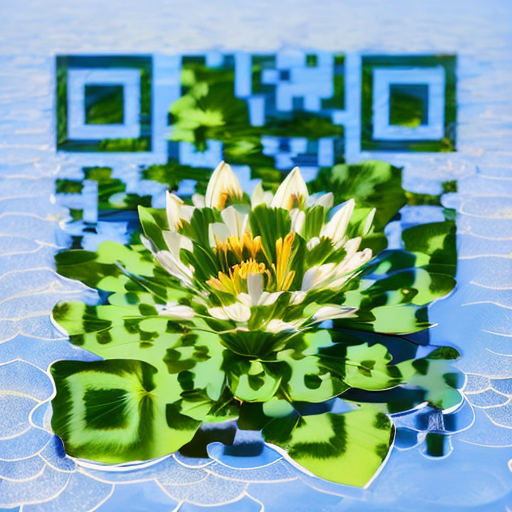 QR artístico de Lotus — diseño de Flores