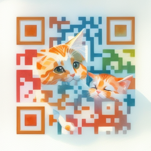 QR artístico de Cat — diseño de Animales