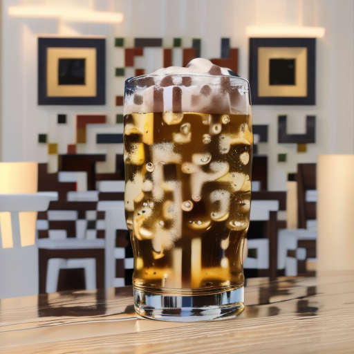 QR artístico de Beer — diseño de Comida y Bebidas