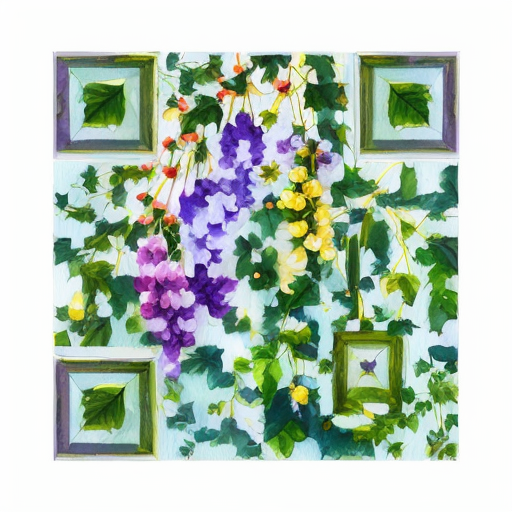 Flowers artistic QR code