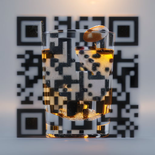QR artístico de Drink — diseño de Comida y Bebidas