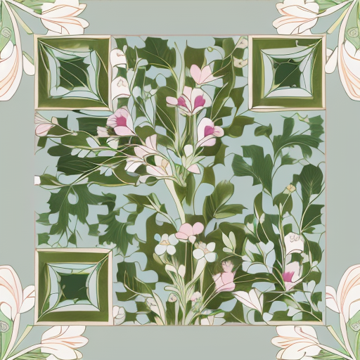 QR artístico de Plants — diseño de Flores