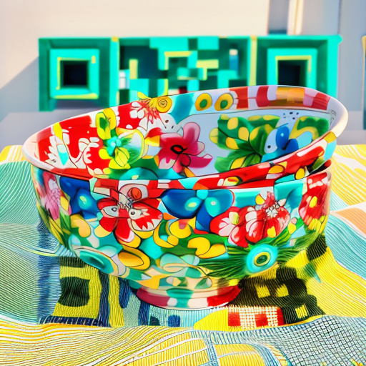 Bowl artistic QR code — Crafts & Design design