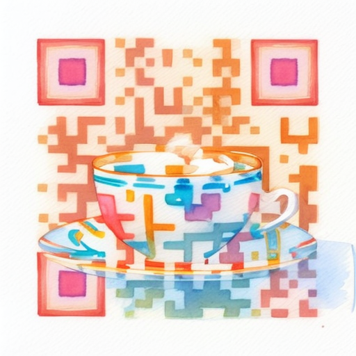 QR artístico de Coffee — diseño de Comida y Bebidas