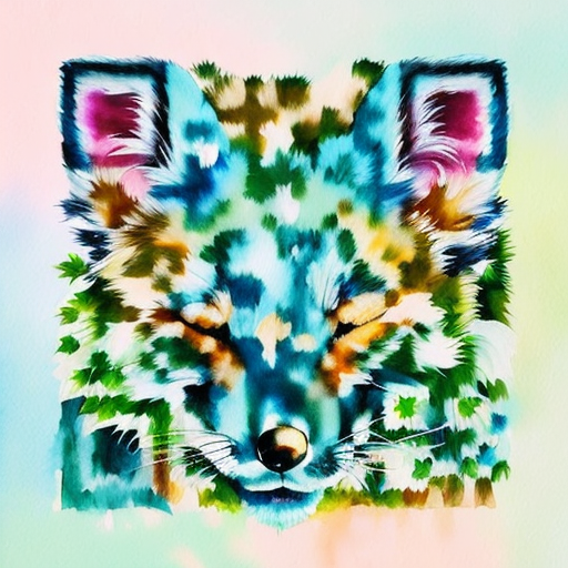 QR artístico de Fox — diseño de Animales