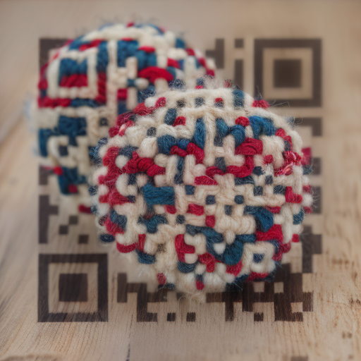Wool artistic QR code — Crafts & Design design