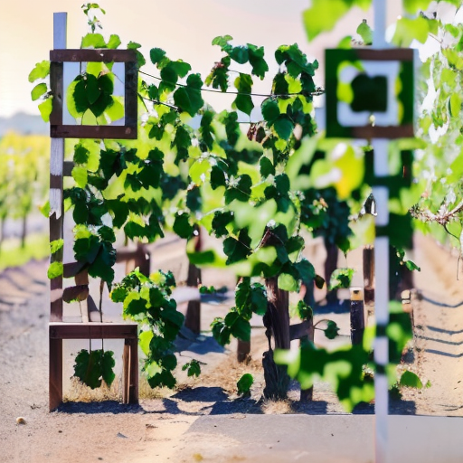 Vineyard artistic QR code — Nature design