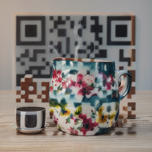 QR artístico de Tea — diseño de Comida y Bebidas