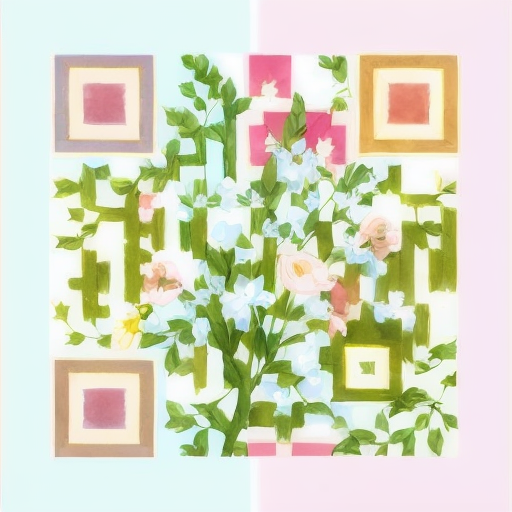 QR artístico de Flores